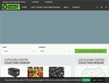Tablet Screenshot of colectaredeseuri.com
